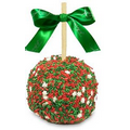 Gourmet Holiday Sprinkle Caramel Apple